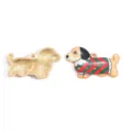Colorful cartoon dog enamel alloy pendant DIY jewelry necklace bracelet charm new arrival - Color 10 / Single Pack (18x29mm)
