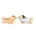 Enamel Cartoon Dog Alloy Pendant Charm for DIY Necklace Bracelet Jewelry Making Accessory - Color 11 / Single Pack (18x29mm)