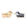 Cute Enamel Star Dog Charm Alloy DIY Pendant Jewelry Necklace Bracelet Making Findings - Color 12 / Single Pack (18x29mm)
