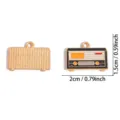 DIY Legierung Retro Radio Emaillierter Anhänger für Halskette Schlüsselanhänger Schmuck. - Retro Radio Stil (A9-162)