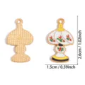 Vintage Oellampe Emaillierter Anhaenger Legierung DIY Schluesselanhaenger Schmuck Zubehoer - Klassische Kerosinlampe Stil (A9-169)