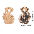 Dunkler Stil Hirsch Flamme Legierung Tropfen Oelanhaenger DIY Schmuck Accessoires Schluessel. - Hirsch und Flamme Stil (A9-238)