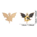 Dunkler gotischer Drachen Emaille Legierung Anhänger DIY Schmuck Zubehör Kette Schlüsselanhänger - Dunkler Drachenanhänger (A9-241)