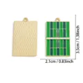 Gruenes Tennisplatz Emailliertes Legierungs Anhaenger DIY Schmuck Zubehoer 2.1x3.5cm - A8-421 Tennisplatz Stil