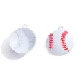Emaille Baseball Charms Legierung Anhänger DIY Schmuckherstellung Halskette Zubehör - Baseball / 40*35mm