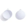 Weißer Golfball Anhänger DIY Legierung Schmuck Zubehör für Halsketten Schlüsselanhänger. - Golfball