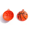 Oranger Basketball Emaillierter Anhänger DIY Legierung Schmuck Zubehör für Halskette Schlüsselbund - Basketball