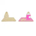 Medical nurse theme enamel alloy charm DIY jewelry accessory pendant for necklace keychain - Medical Bottle Style (A8-348) / 1 Piece (24*35mm) / Pink
