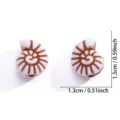 Colgante concha caracol acrílico DIY accesorios joyería pintado estilo océano abalorio - Colgante Micro Caracola (A9-089)
