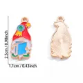 Leuke kabouter leest boek emaillering legering metaal bedel hanger DIY sieraden accessoires. - Lezende Kabouter Vorm Stijl (A8-489)