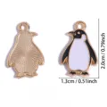 Leuke pinguïn legering emaille hanger voor DIY sieraden maken, kettingen en sleutelhangers. - Pinguïn Hanger (A9-479)