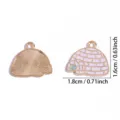 Geëmailleerde iglo bedel legering hanger voor leuke DIY ketting sieraden maken ambachten. - Iglo Hanger (A9-482)