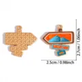 DIY alloy enamel summer travel signpost pendant charm for necklace keychain making accessories. - Vacation Signpost Style (A9-190) / 27*25mm