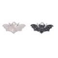 Legering vleermuis hanger DIY gotische ketting sleutelhanger sieraden accessoires - Donkere Vleermuis (A10-016) / 1 Piece (14*26mm) / Witgoud