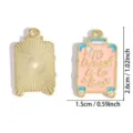 DIY alloy enamel travel suitcase charm pendant necklace keychain accessory fashion jewelry items - To Travel Is To Live Style (A9-192) / 26*15mm