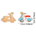 DIY alloy enamel scooter charms pendant necklace keychain accessories craft supplies - Scooter Style (A9-137) / 20*25mm