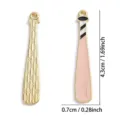 Baseball bat enamel charm alloy pendant for DIY bracelet necklace jewelry making accessories. - Baseball Bat Pendant (A8-310) / 43x7mm / Pink
