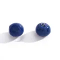 Blauwe bes hars DIY hanger, schattig fruit accessoire voor sieraden en sleutelhangers. - Blauwe bes