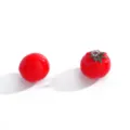 Hars tomaat hanger DIY sieraden accessoire sleutelhanger schattig rood fruit deco - Tomaat