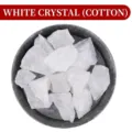 Natürliche weiße Rohkristallsteine mit wolkiger Textur für Heim-Aromatherapie - Wolkiger weißer Kristall / Größe 1,5-3 cm