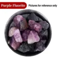 Pietre grezze di fluorite viola naturale in un vassoio per diffusore di aromaterapia - Fluorite Viola / 1,5-3 cm (Confezione da 100g)