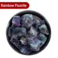 Pietre di cristallo di fluorite naturale colorata per aromaterapia e decorazione - Fluorite Colorata / Misura 1,5-3 cm (100g)