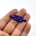 Lila Emaillierte Fisch Schmuckverbinder für DIY Handgemachte Halsketten Armbänder Basteln Zubehör. - Schwarzer Rand Lila Fischstil (7)