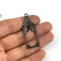 Ciondolo metallo finestra cattedrale gotica vintage per collana orecchini fai da te. - Canna di Fucile