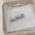 Prachtige strass roze kristallen haarspeld voor dames, elegante glanzende haaraccessoire. - Franse Eendenbekclip / Roze Strass