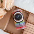 Jar-packed woven high-elasticity hair ties, durable basic hair elastics for daily styling. - Lucky Orange