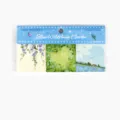 NOTE FOR Set de Notas Adhesivas Mini Prado de Flores Silvestres Bloc de Notas 90 Hojas - Prado de Flores Azules (N-D1750H) / 90 Hojas/Paquete
