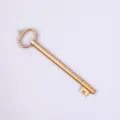 Goldener schluesselförmiger Gelschreiber, Vintage Stil neuartiger Signaturstift für die Schule. - Kreis Gold