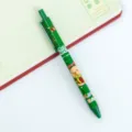 Weihnachten Wasserschwein Gelstift Schüler 0.5mm schwarze Tinte Druckstift Schreibwaren - Grüner Schaft Weihnachtsgeschenk