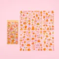 Cute capybara transparent cartoon stickers set, waterproof DIY journaling stationery decor items. - 6 Pieces/Pack / Capybara Style