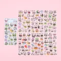 Cute panda cartoon stickers set waterproof stationery decorative DIY scrapbooking material - 6 Pieces/Pack / Cute Panda