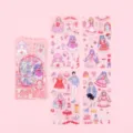 Cute anime girl PET sticker pack, sweet DIY journaling decorative stationery items for kids. - Loli Princess