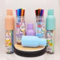 Fanfeng set de rotuladores de acuarela lavables de 12 colores en botella para niños. - Doce colores / Rotuladores de acuarela