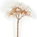 Arbre de cristal fait main en fil de cuivre tissé avec détails en quartz clair - Cristal blanc