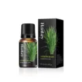Hankey pure lemongrass essential oil 10ml bottle with black retail box packaging - Lemongrass Fragrance Oil