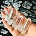Natural clear quartz crystal pillars with hexagonal single point design for healing - 2-4cm / White Crystal Single Crystal (50g)