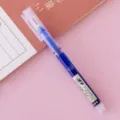 Studenten schnelltrocknender Geltinenschreiber 0.5mm feine Nadelspitze blaue Tinte Glattes Schreiben - Blau