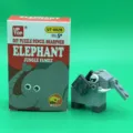 DIY Baustein Elefant Bleistiftspitzer kreatives Spielzeug süße Schreibwaren für Kinder. - Elefant(602) / Grau