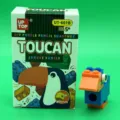 DIY Klemmbaustein Spitzer kreativer Tukan Schreibwaren Geschenk für Kinder Schule - Vogel(601) / Blau
