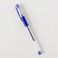 Blauer Gelstift mit klarem transparentem Gehäuse für flüssiges Schreiben, Büro und Schule. - 0,5mm Bullet Tip / Blau