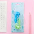 Student pencil grip corrector 2pcs silicone writing aid training tool for kids - 5-Finger Positioning / Green