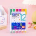 Set de 12 bolígrafos flotantes en estuche, marcadores mágicos de pintura de agua para arte infantil. - Juego de 12 Colores en Caja
