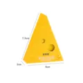 Cute giant cheese eraser creative funny triangle rubber stationery for students school office supplies - Cheese Cookie Erasers