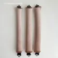 Heatless hair curling rods velvet hair curlers for effortless wavy hair styling at home. - Coffee