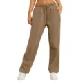 Pantalon de jogging ample et chaud pour homme et femme unicolore confortable avec poches pratiques - Chameau