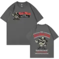 Camiseta gráfica vintage Ella Fella Club para hombres y mujeres, top retro de manga corta. - S / Tops / Gris oscuro